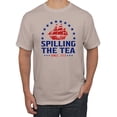 thumbnail image 2 of Wild Bobby Spilling The Tea Since 1773 Men Tee, 2 of 6