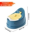 thumbnail image 3 of Fenull Children's potty with lid blue,2 In 1 Travel Potty for Toddlers Child Potty with Lid Toilet Seat for 14 Years Boys Girls Travel Toilet Kids Camping Park,Toilet Mat, 3 of 7