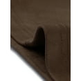 thumbnail image 5 of INSPIRE CHIC Women's Pants Solid Flared Hidden Side Zipper Knitted Faux Suede Flared Pants M Dark Brown, 5 of 6