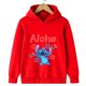thumbnail image 3 of Sudadera con capucha de Stitch para niños, sudadera Kawaii, nueva ropa informal de dibujos animados de anime a la moda, para niñas y niños, top cálido, 3 of 5