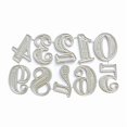 thumbnail image 1 of Numbers Embossing Cutting Dies Number Die Cuts for Greeting Card Wedding Invitation Making DIY Scrapbooking Photo Album, 1 of 5