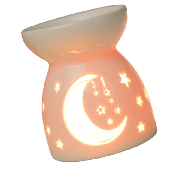 Gieenan Ceramics Hollowed Aromas Diffuser Tealight Candle Holder Wax Melt Warmer Stove