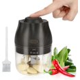 thumbnail image 1 of Mini Electric Chopper Upkey Small Chopper Portable Blender Home Small Garlic Blender Mini Baby Blender Portable Vegetable Blender Garlic Press Choppers for Fruit Baby Food, USB Rechargeable 250ml, 1 of 5