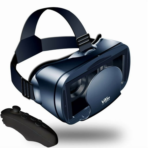 VRG Pro Virtual Reality Glasses Blue Light Blocking Smart Gift Universal Compatible For Android And iOS Platforms Business Fashion Adult with  Controllers