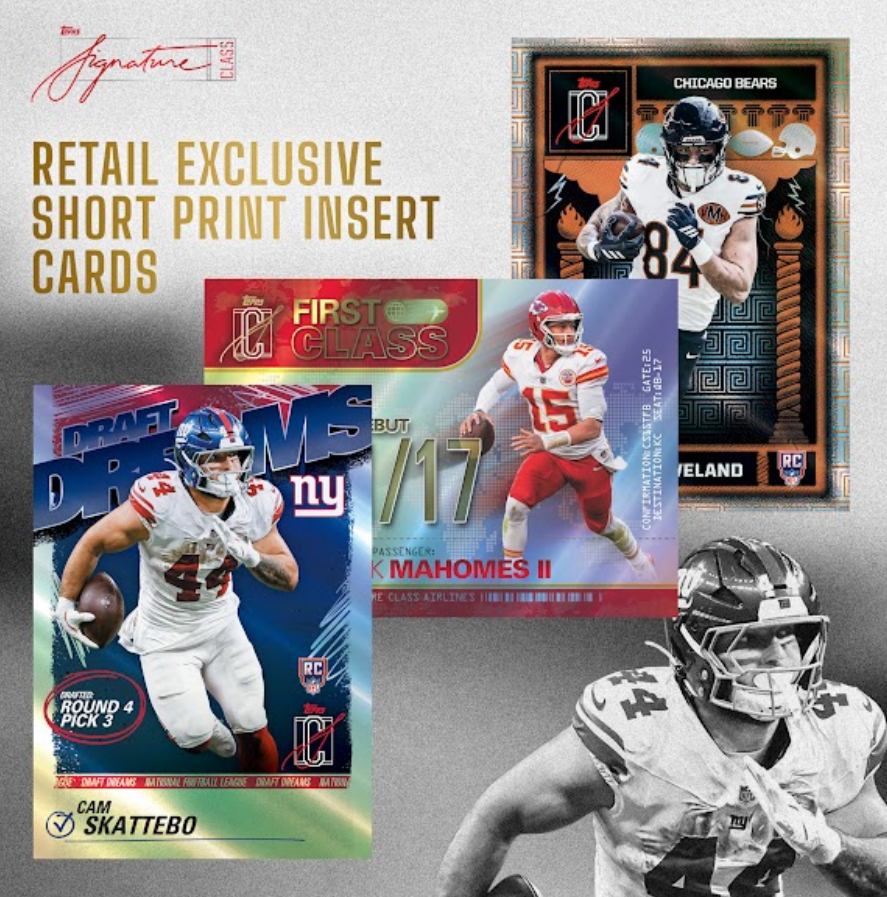 2025-26 Topps Signature Class Football - Factory Sealed - Mega Box