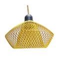 thumbnail image 3 of oshhnii Iron Wire Lampshade Farmhouse Light Fixture Hollow Basket Pendant Lamp Shade for Gold, 3 of 9