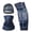 W2-Navy, variant on Cubre Cuello head scarf Camo Neck Gaiter Set Sun Protection Cooling UV-Blocking Face Mask Scarf for Men and Women Outdoor Hiking Running Cycling Travel,Blue
