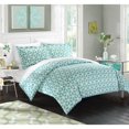 thumbnail image 2 of Chic Home Lovey 3-Piece Reversible Geometric Duvet Cover Set, Queen, Green, 2 of 4