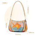 thumbnail image 3 of FORMRS Womens Shoulder Bag with Chain Strap Clutch Purse Cute Tote Handbag, Goldfish, 3 of 7