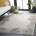 thumbnail image 3 of SAFAVIEH Beach House Cherlyn Botanical Indoor/Outdoor Area Rug, Beige/Brown, 5'3" x 7'6", 3 of 16