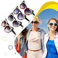 thumbnail image 3 of Gafas de sol ligeras Qarigey estilo vintage rojo Type3 NO3, 3 of 6
