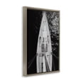 thumbnail image 3 of Stupell Industries Sailboat Dream Aerial View Brown Framed Floater Canvas Wall Art, design by LSR Design Studio, 31 x 21, 3 of 9
