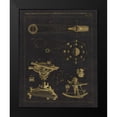 thumbnail image 2 of Wild Apple Portfolio 12x14 Black Modern Framed Museum Art Print Titled - Astronomical Chart II, 2 of 5