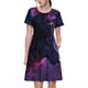thumbnail image 1 of Disketp Galactic Wolf Stare para Vestido de Manga Corta para Mujeres, Vestidos de Verano para Mujeres, Casual y Holgado para la Playa, 1 of 6