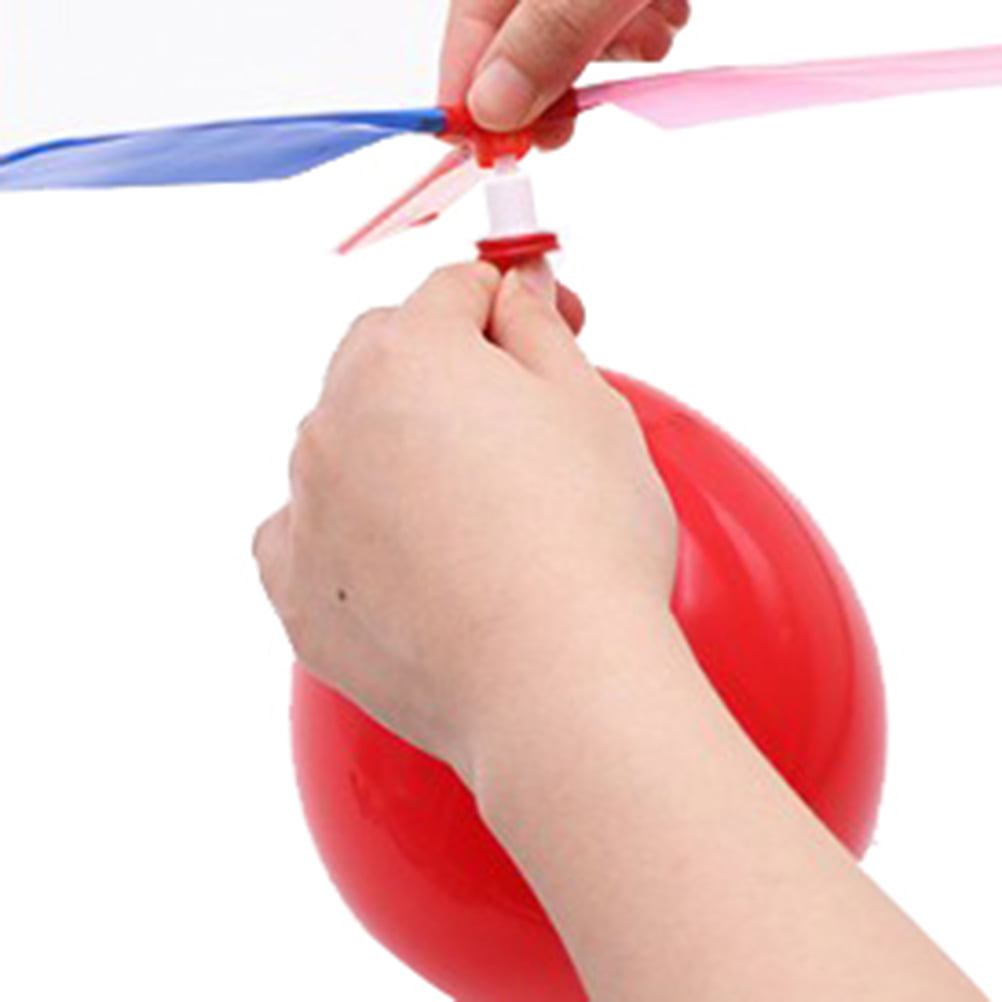 10pcs balls balloons helicopter flying with whistle kids outdoor play  ZS  J7 