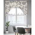 thumbnail image 5 of Spring Floral Swag Valance for Windows 56'' x 36'', Vintage Summer Botanical Farmhouse Light Filtering Kitchen Curtains Valances for Bathroom/Living Room/Bedroom/Café, Rod Pocket Curtain Panel, 5 of 6