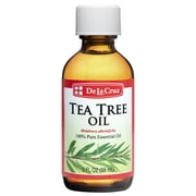 De La Cruz Tea Tree Oil - 100% Pure Tea Tree Essential Oil - Steam Distilled Tea Tree Oil for Aromatherapy - 2 FL OZ (59 mL)