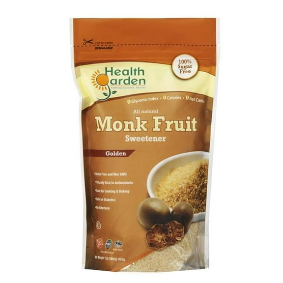 Monk Fruit Golden All Natural Sweetener  1 lbs - Pack of 2