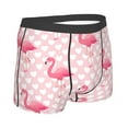 thumbnail image 3 of Haiem Cute Flamingo with Heart Men's Boxer Briefs, Every Day Comfort Stretch Cotton Moisture-Wicking Underwear-X-Large, 3 of 9