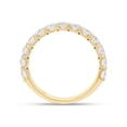 thumbnail image 5 of AFFY 1.20CT Round Lab Created Moissanite Diamond Half Eternity Wedding Band Ring in 14K Solid Yellow Gold-6.5, 5 of 8