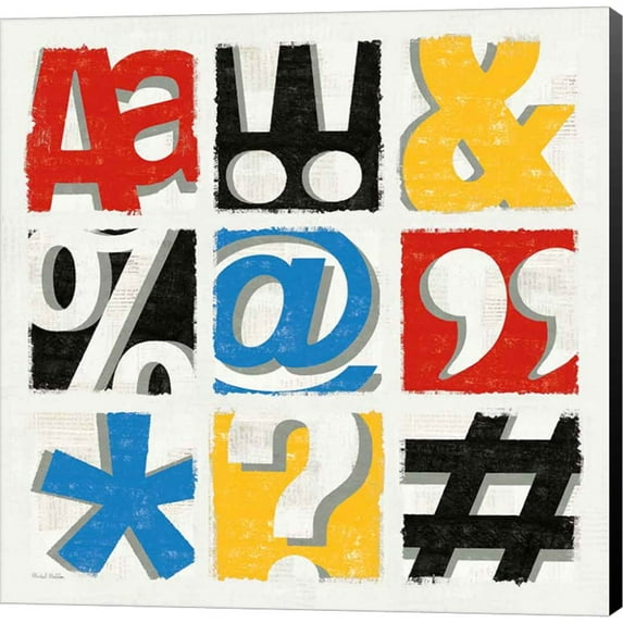 Great Art Now Bold Statement Vintage by Michael Mullan, Canvas Wall Art, 12W x 12H