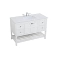 thumbnail image 4 of 48 inch Single Bathroom Vanity in White, 4 of 8