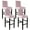 Pink, variant on Stretch Bar Stool Cover, Velvet Pub Counter Stool Chair Slipcover Soft Dining Chair Covers Removable Washable