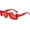 Red, variant on Sunglasses Women Men Retro Vintage Sun Glasses Female Male Eyewear Rectangle Punk UV400