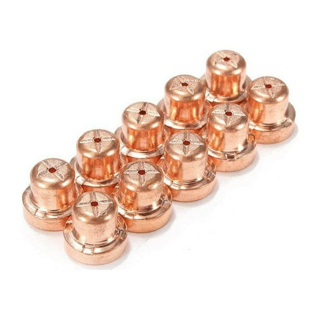 MYG 10pcs Extended Long Tip Electrode & Plasma Cutter Nozzles For PT31 LG40 40A