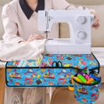 thumbnail image 4 of HELLHERO Sewing Machine Mat Organizer Sewing Machine Table Sewing Accessories Easy to Clean with Storage Cylinder to Keep Sewing Accessories, Thanksgiving, 4 of 5