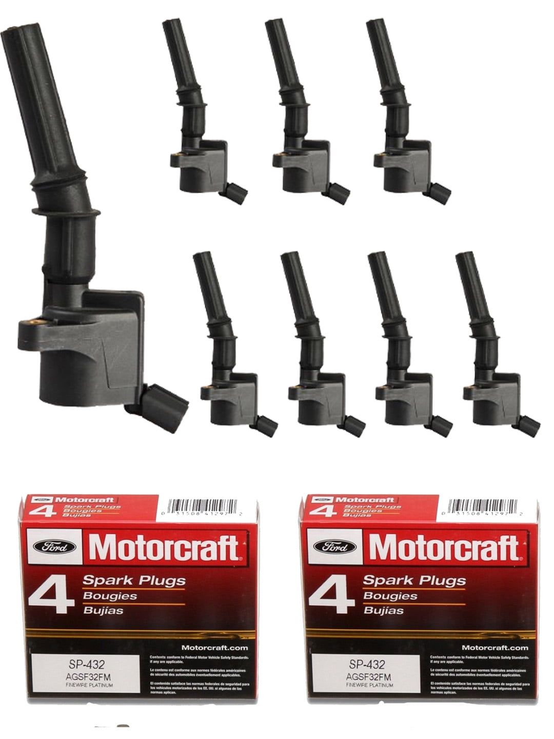 Spegazzini Coccoloさん専用 ISA Ignition Coil & Motorcraft Spark Plugs Kit for Ford