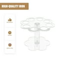 thumbnail image 4 of Masteelf Cone Holder Detachable 8 Holes Cone Display Stand Clear Cupcake Dessert Rack for Wedding Birthday Shower, 4 of 10