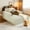 Beige, variant on Chaise Lounge Chair Indoor, Black Plush Corduroy Cloud Couch, Fluffy Oversized Sofa Bed for Bedroom Living Room, Comfy Boneless Reading Longue Chair Sleeper Sofa No Assembly, Beige