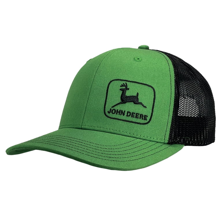 John Deere Moline 112 Green and Black Mesh Back Hat/Cap - LP82941