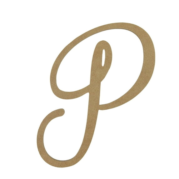 Wooden Letter Unfinished, Marcella Font, Craft Cutout