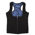 thumbnail image 1 of Chaleco de sauna para mujer, cómodo, para sudar, adelgazar y entrenar, con cremallera, para yoga, deportes, talla L/XL., 1 of 14