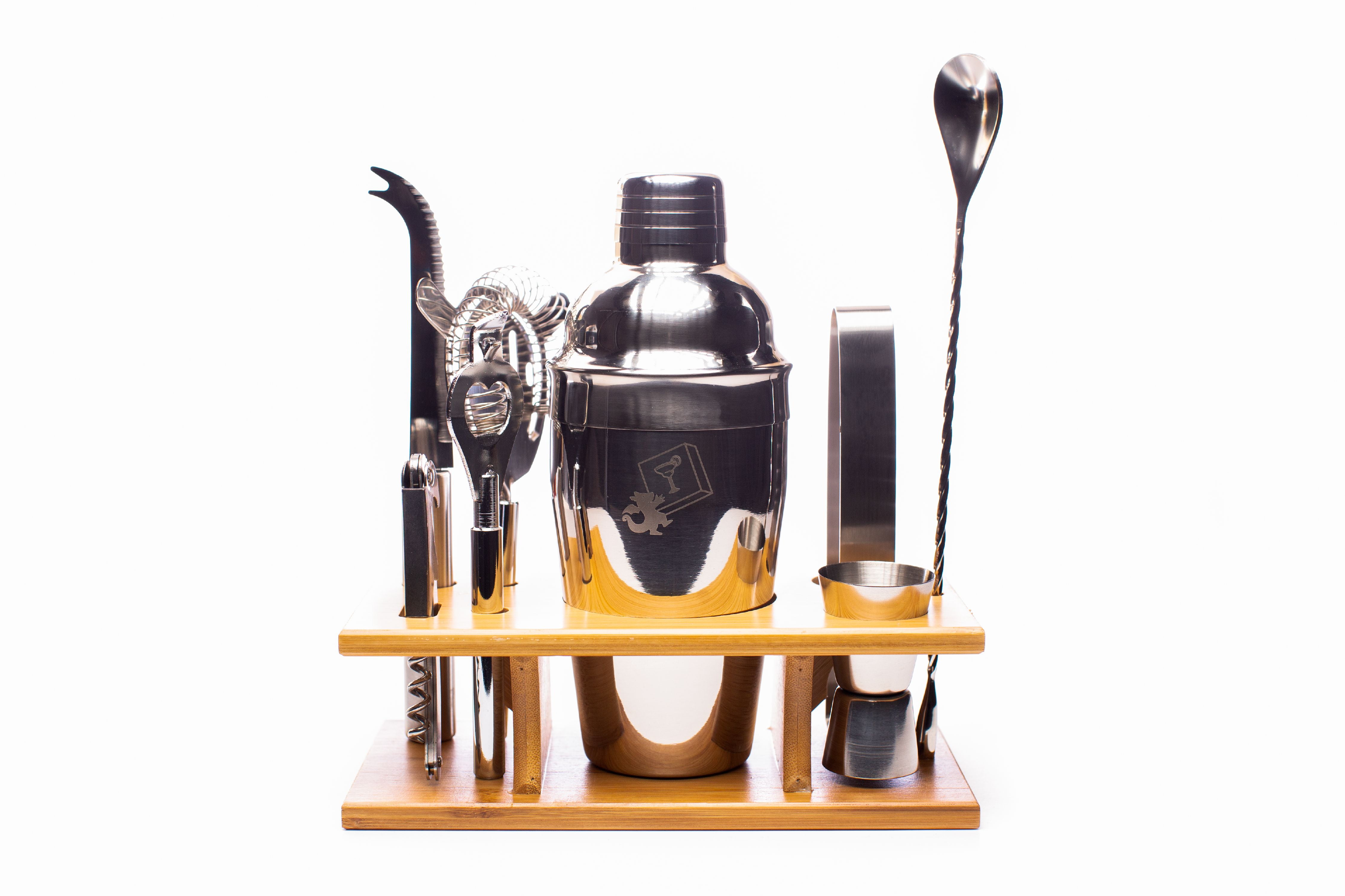 Complete Home Bar Cocktail Shaker Set