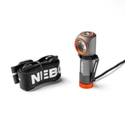NEBO Einstein 600 Lumen LED Gray Rechargeable Headlamp and Flashlight