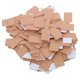 thumbnail image 1 of Jewelry Tags For Selling Writable Adhesive Brown Paper Stickers Jewelry Labels 300Pcs, 1 of 5