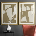 thumbnail image 5 of Wexford Home Chunky Abstract III Premium Framed Print, 30.5" x 42.5" - Ready to Hang, Gold (Set of 2), 5 of 9