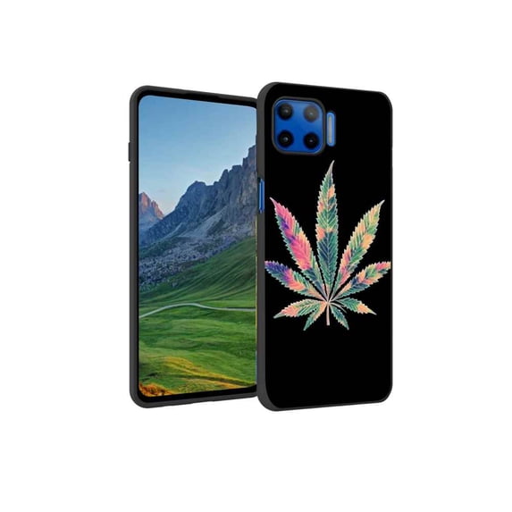 Compatible with Moto G 5G Plus Phone Case, hemp-plants-58-32 Case Silicone Protective for Teen Girl Boy Case for Moto G 5G Plus
