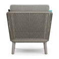 thumbnail image 4 of Simpli Home Carmel 32" W Contemporary Outdoor Conversation Chair in Sand Drift Polyester Fabric, 4 of 13