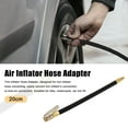 thumbnail image 2 of Unique Bargains 10cm 4' Tire Valve Connect Pipe Air Chuck Inflator Pump Extension Hose Adapter for Car Motorbike Bike Quick Connect, 2 of 7