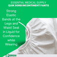 thumbnail image 5 of Essential Medical Supply Quik-Sorb Pull On Reusable Vinyl Incontinence Pants - Small, 22in - 28in, 5 of 5