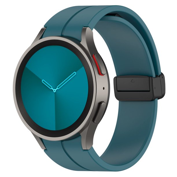 Correa de silicona Original para Samsung Watch 5/4, 44mm, 40mm, 5 Pro, 45mm, banda de hebilla magnética para Galaxy Watch 4 Classic 42 46mm