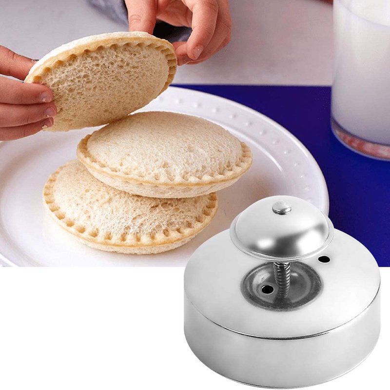 Sandwich Cutter And Sealing Machine For Children, 3.54 Inches Stainless