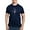 Navy, variant on - The Face Of An Evil Men's Eco Sport T Shirt - Men's Dark Eco Sport T-Shirt