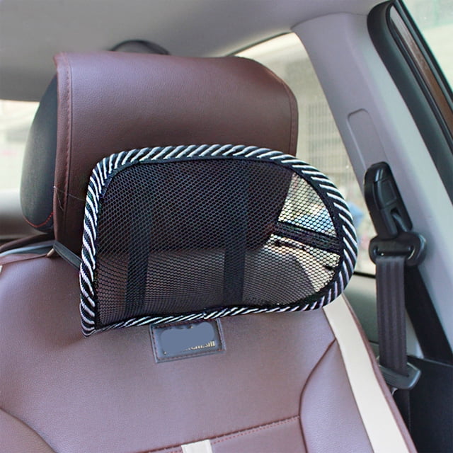 Reposacabezas de seda de hielo para interiores de automóviles. Reposacabezas transpirables para el hogar y la oficina en verano.