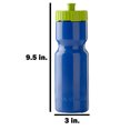 50 Strong Sports Squeeze Water Bottle Bulk Pack 24 Bottles 22 oz