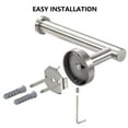 thumbnail image 5 of PHANCIR Toilet Paper Holder Wall Mount Bathroom Tissue Paper Roll Holders Brushed Nickel, 5 of 8